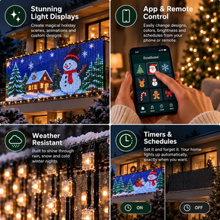 Merrywell™ Smart Animated Christmas Balcony Lights