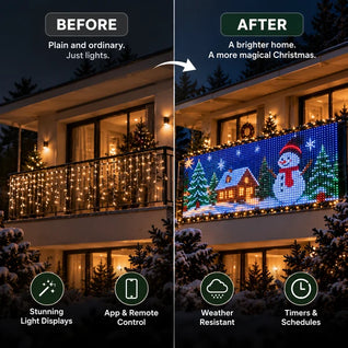 Merrywell™ Smart Animated Christmas Balcony Lights
